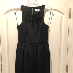 Black Trina Turk Dress with delicate beading!